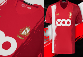 Standard Liege football shirts 2020-21